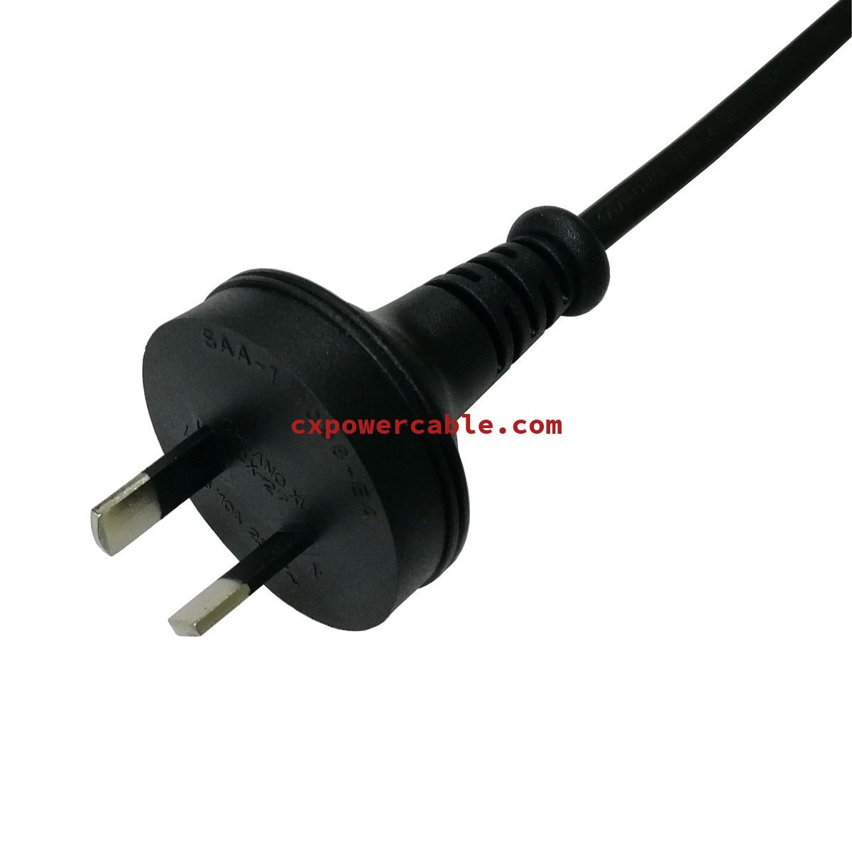 AUS style 2pin plug SAA certified + figure 8 tail plug power cable